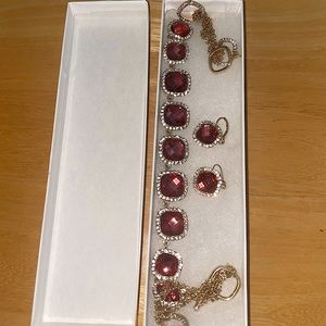 Dillards Costume Necklace & Earring Jewelry Set